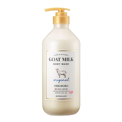 SHOWERMATE Goat Milk Body Wash Original Baby Powder 27 fl oz (1 Pack)