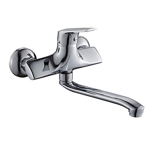 Robinet de cuisine encastré mitigeur eau chaude et froide pivotant pour évier