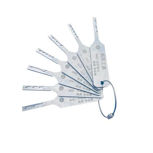 YCXNLONG HU92 7-Piece Power Keys for BMW Lock Pick Locksmith Tool