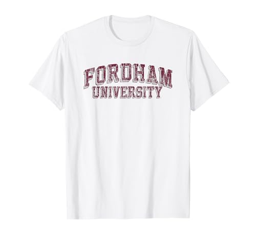 Fordham Rams Retro Arch White Officially Licensed T-Shirt