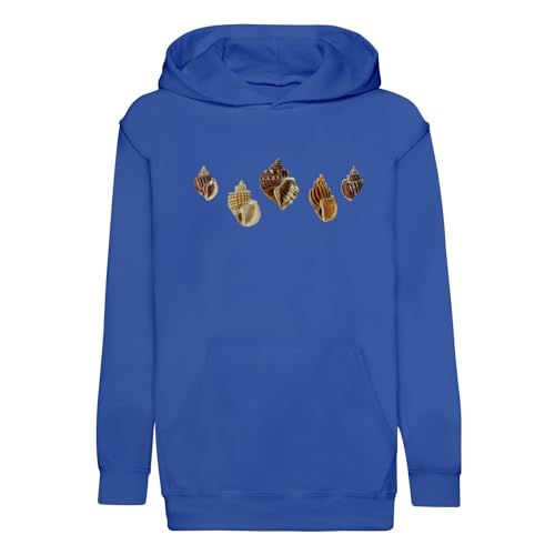 Sweat à capuche enfant coquilles d'escargots illustration biologie