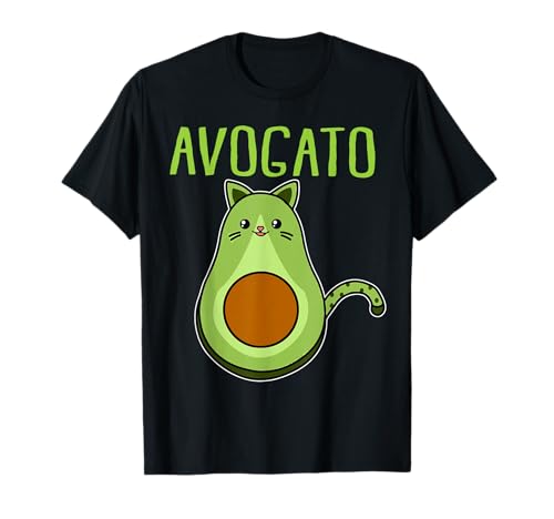 Avogato Avocado Cat Katze Vegan Avogato Cinco de Mayo T-Shirt