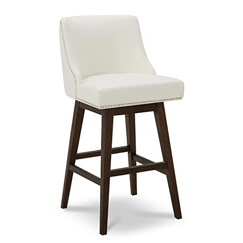 off white bar stools - CHITA Counter Height Swivel Barstool,30