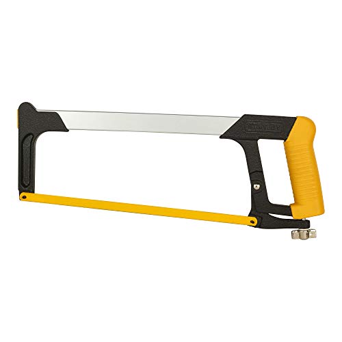 STANLEY 15-166 305mm/12'' Steel Frame Hacksaw (Yellow & Black)