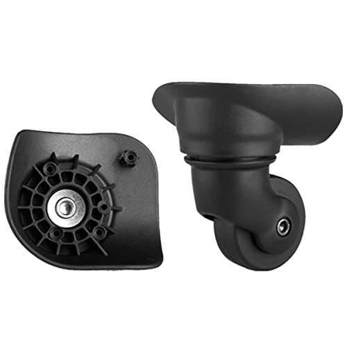 Luggage Wheel,Luggage Suitcase Wheels, DIY Plastic Wheel Replacement Luggage Travel Suitcase Wheels Suitcase Wheel Repair Replace Luggage Wheels (W185-DL), Black
