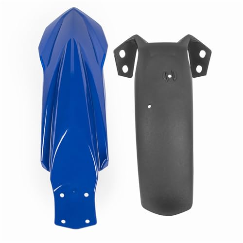 Garde boue pneu moto pour Tenere 700 de 2019 à 2025 kit avant haut et bas bleu