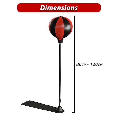 Zeno Punching Bag for Kids Boxing Set with Stand | Kids Boxing Set with Gloves, Ball | Adjustable Height Freestanding for 3-8 Years Old Boys and Girls - Image 4