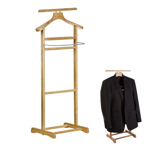 Valet Bois d'hévéa/inox - Premier Housewares