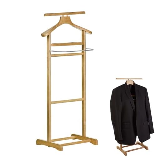 Valet Bois d'hévéa/inox - Premier Housewares