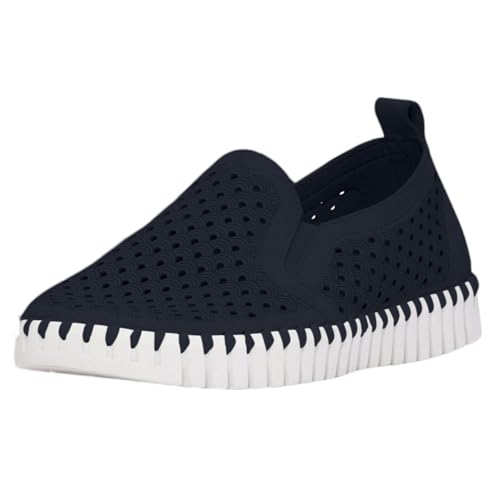 Image of Ilse Jacobsen HORNBAEK Women's Tulip Slip-On Flat | Elastic Side Panels | Lightweight Flexible Comfort.