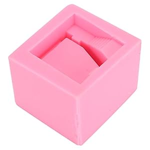 Candy Mold Zeep Siliconen Mal 3D Huis Villa Vorm Bloem-Pot-patroon voor Cake/Handgemaakte Zeep Vloeistof