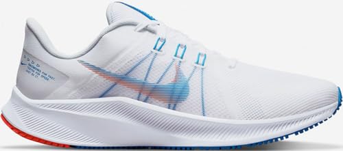 Nike Men's Quest 4 (DA1105-101) White/Multicolor, 10.5 M US2