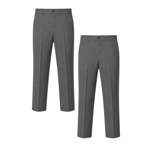 Pantalon scolaire enfants IMFAA pour la rentrée des classes en gris et noir