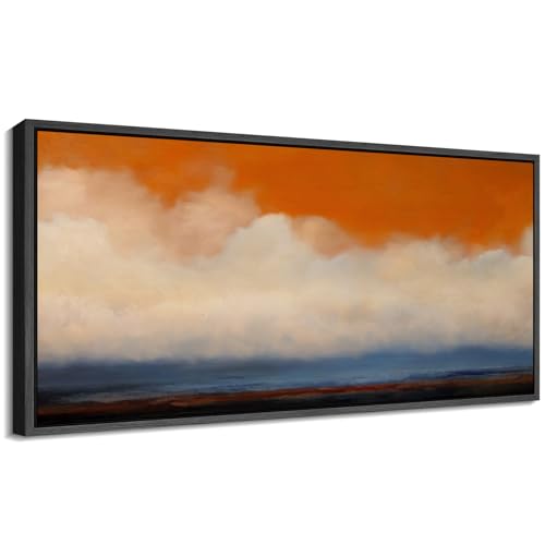 MUDECOR Extra Large Framed Canvas Print Wall Art Light and