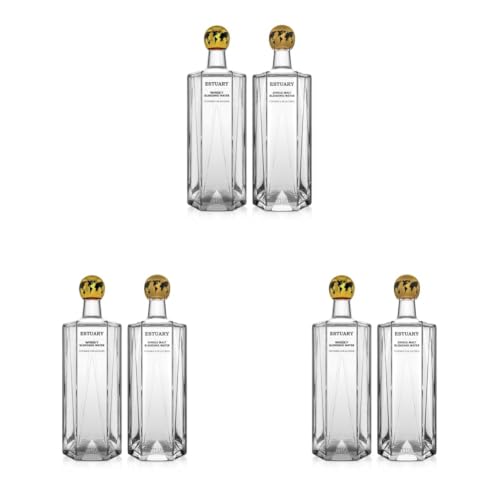Image of Estuary Assorted Pack Blending Water (Whisky & Single Malt 330ML) | Pack of 6| Premium Non-Alcoholic Mixer