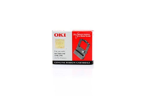 Ruban noir OKI ML 590 Elite d'origine pour imprimante matricielle