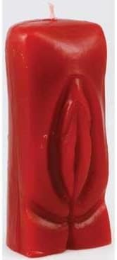Red Female Genital Candle