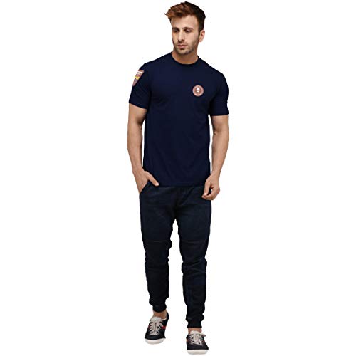 Image of London Hills Men's Cotton Regular Fit T-Shirt