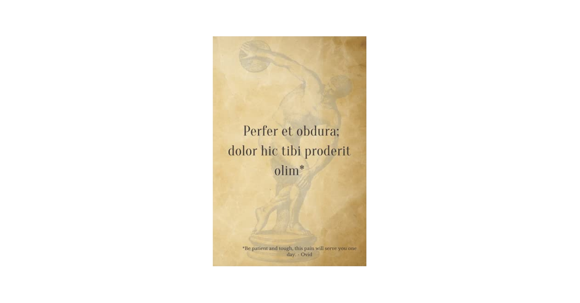 Latin Quote Notebook/ 