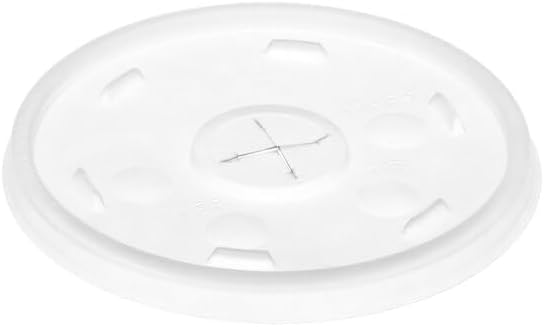 Dart 16SL Translucent Lid with Straw Slot - 1,000/Case