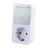 TOBBOMEY Stunden Mechanische Zeitschaltuhr Steckdose Programmierbare Abschaltfunktion Energiesparend...