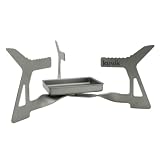Kuvik Micro Titanium Solid Fuel Stove - Ultralight and Compact Stove for Backpacking, Camping, and S