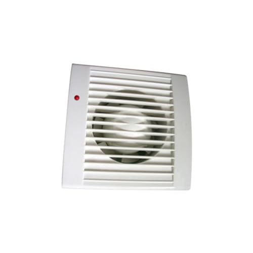 Extractor 156x156mm con taladro 105mm, ideal para ventilación y extracción en espacios cerrados.