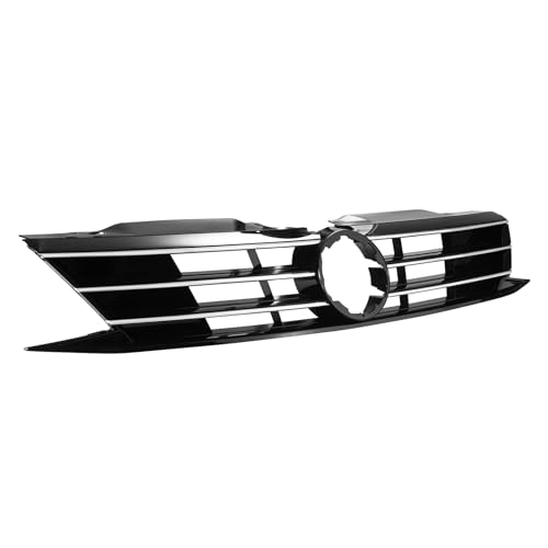 SIEMID Front Grill Compatible with Volkswage.n Jetta MK6 2015 2016 2017 Insert Bumper Upper Center Grille