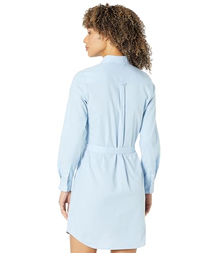 Image of U.S. POLO ASSN. Long Sleeve Solid Stretch Oxford Dress