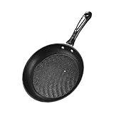 LIGIGWASH Sartén Antiadherente de Piedra Médica con Plano Mango Ergonómico y Aislante para Freír Huevos y Cocinar Casa Fácil Limpieza y Duradera
