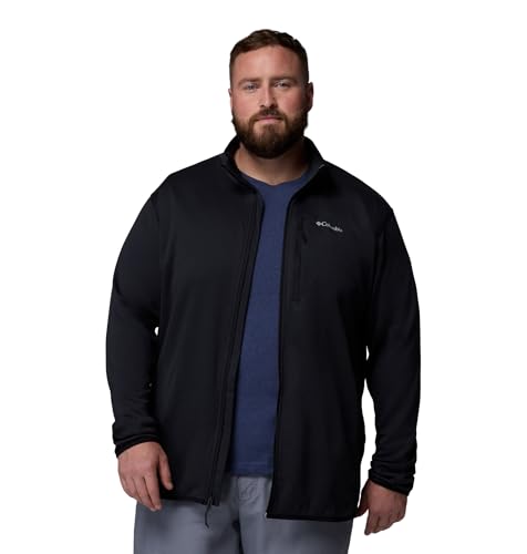 Columbia Herren Essential Hike Grid Fleece Full Zip Fleecejacke, Schwarz, 4X – Ansicht 4