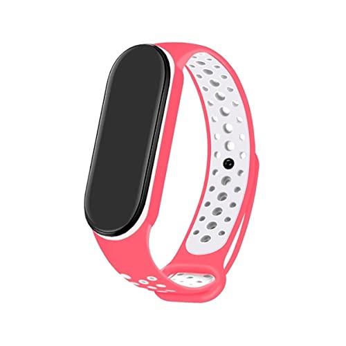 Bracelet de rechange anti-perte fuchsia pour Xiaomi Mi Band 5