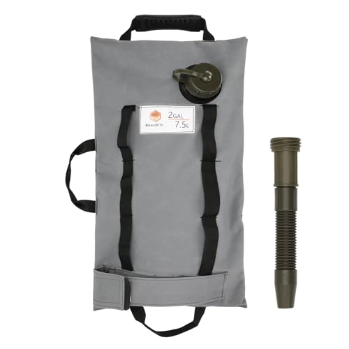 BeesMith 2 Gallon Armadillo Bag Double Wear Resistant Collapsible Utility Bladder for Safe Transportation and Storage of Automotive Fluids for Motorcycles ATVs UTVs