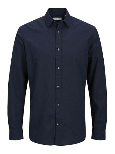 JACK & JONES JJESUMMER LS SN Shirt, Blazer Navy, M
