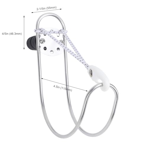 Support de bouée de sauvetage orientable en inox robuste pour balcon de bateau