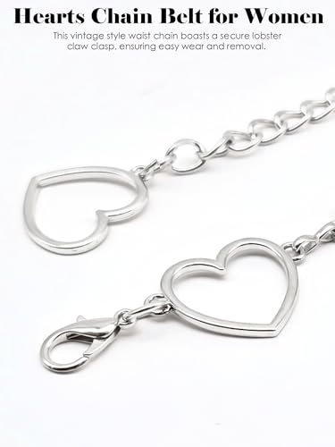 Ammiko Fashion Chain Belt for Women Adjustable Waist Belts for Dresses Jeans Pants Country Concert Outfit4