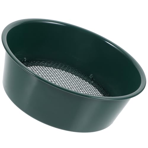 KONTONTY Setaccio Per Terreno in Metallo Setaccio A Maglie Per Giardinaggio Bacinella Di Setacciatura Utensile Di Setacciatura Per Terreno E Rocce