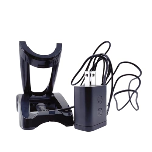 Base De Soporte De Carga For Afeitadora RQ12 + Combo De Cable De Alimentación HQ8505, Compatible Con Philips, Compatible Con Norelco, SensoTouch 3D 1250X 1255X 1260X 1280X Reemplazo(US Plug)