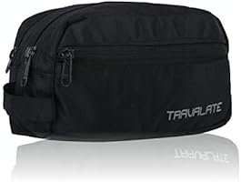 Travalate Polyester Toiletry Bag (Black_Tr1323)