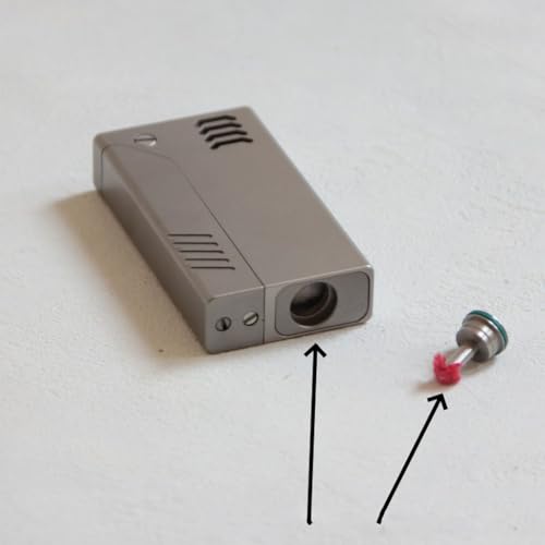 Encendedor Retro de Aleación de Titanio a Kerosene miniatura 3