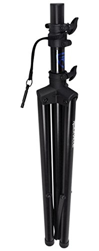 Rockville Pair Adjustable Universal Tripod DJ PA Speaker Stands with Carry Bag