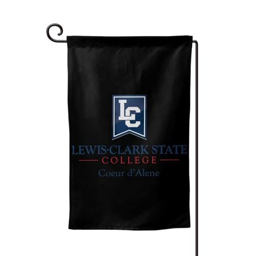 Lewis & Clark College Logo Garden Yard Flag Double Sided Banners For Patio Lawn Outdoor Home Decor