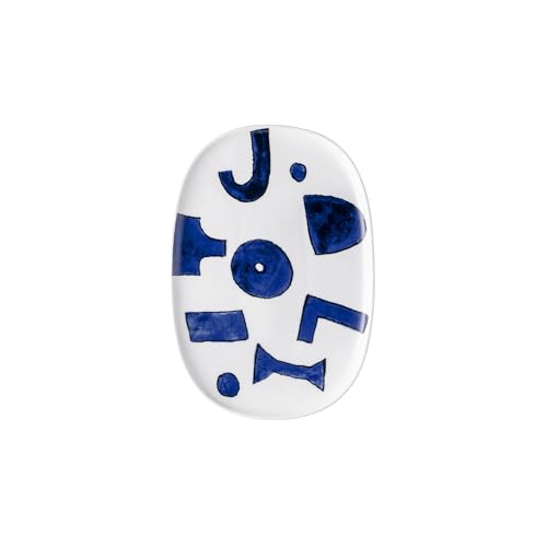 Fuente ovalada Alessi Itsumo Yunoki NF08/22 25 en porcelana blanca para uso diario 3