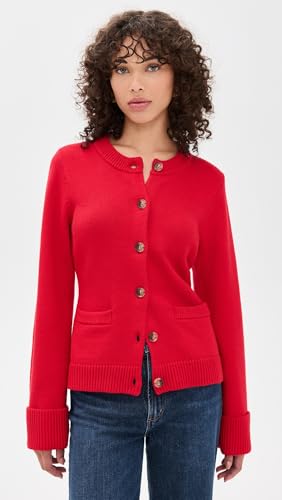 Good American Women's Button Front Knit Cardigan2