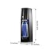 SodaStream - E-TERRA Soda Maker | STARTER KIT | 3 Automatic Carbonation Levels | Includes 1x CO2 Cylinder, 1x 32 Fl Oz Dishwasher Safe Bottle, 1x Pepsi Zero Sugar Mix, 1x Power Adapter | Black