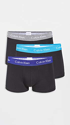 Image of Calvin Klein Men's Polyester Classic Solid Trunk (Pack of 3)