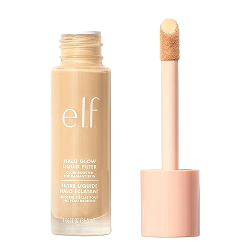 e.l.f. Halo Glow Liquid Filter, Teint-Booster für einen strahlenden, weich fokussierten Blick, mit Hyaluronsäure, vegan & tierversuchsfrei, 0,5 Fair