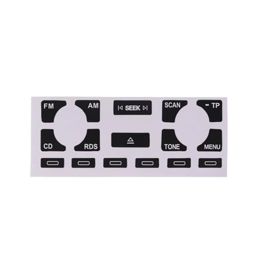 Autocollant bouton voiture A4 B6 A2 A3 8L pour radio