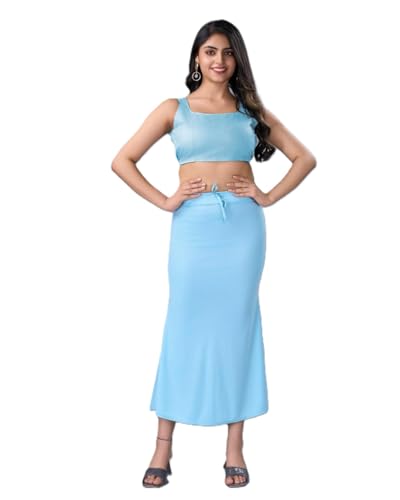 Image of LADLA FASHION] Women's Saree Shapewear - Mermaid Cut Saree Shaper Petticoat with Side Slit,