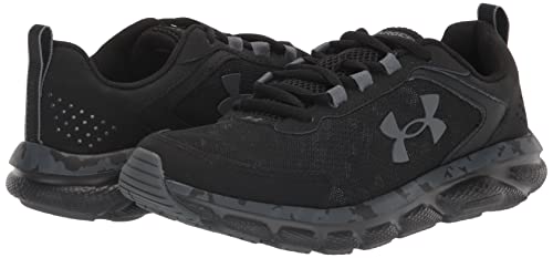 Image of Under Armour Men's Charged Assert 9 Camo, Black /Black, 7 US
